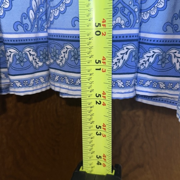 R. Vivimos Summer Short Sleeve V Neck Floral Print Casual Bohemian Midi Dress - Picture 13 of 14